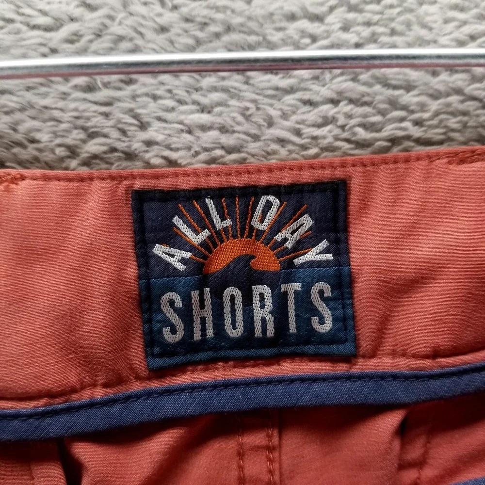 Faherty Shorts Mens 30 Pink All Day Chino Stretch 8